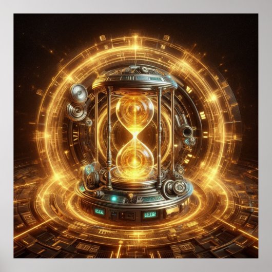 Poster Steampunk, Time Machine, Time/Space/Continuum 003X (Devant)
