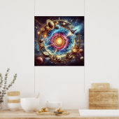 Poster Steampunk/Time Machine, Time/Space/Continuum 6000X (Cuisine)