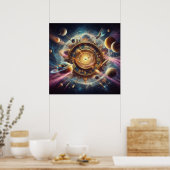Poster Steampunk/Time Machine, Time/Space/Continuum 6002X (Cuisine)