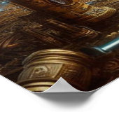 Poster Steampunk/Time Machine, Time/Space/Continuum 6004X (Coin)