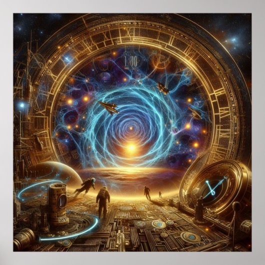 Poster Steampunk/Time Machine, Time/Space/Continuum 6004X (Devant)