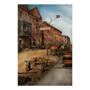 Poster Steampunk - Usine sidérurgique Vulcan d'Archibald