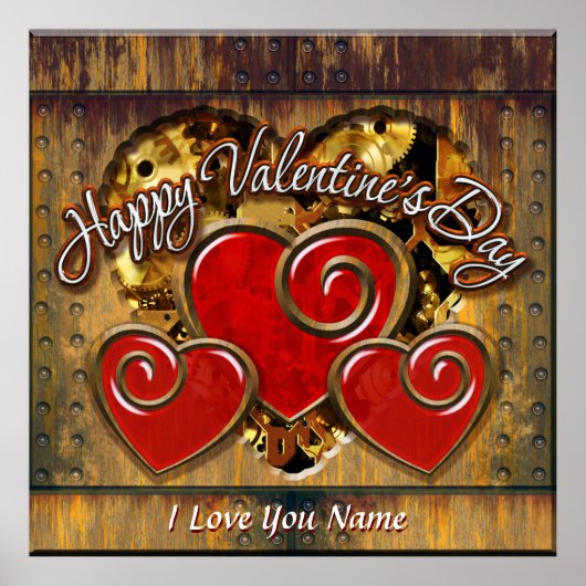 Poster Steampunk Valentine 3 (Devant)