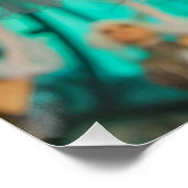 Poster Steampunk Victorian Futuristic Green Dancer (Coin)