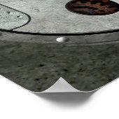 Poster Steampunk Yin Yang (Coin)