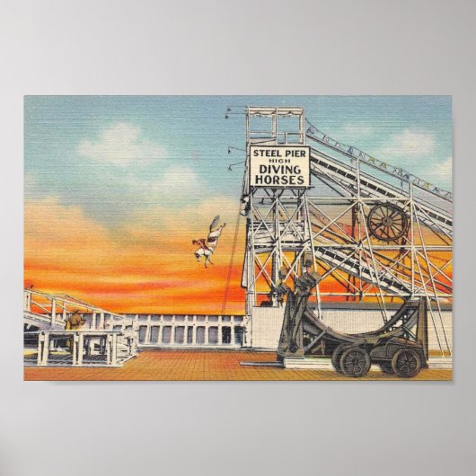 Poster Steel Pier - Atlantic City (Devant)