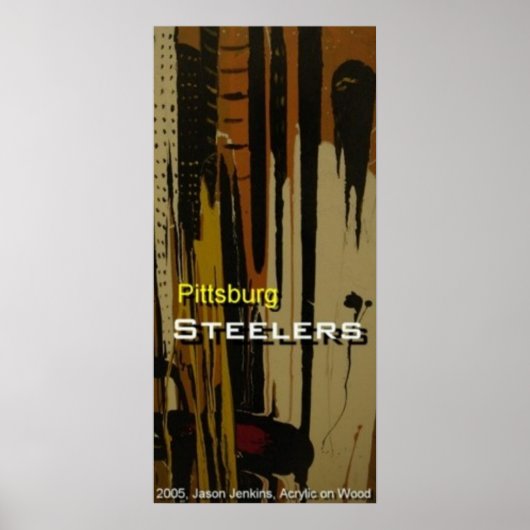 Poster Steelers de Pittsburg (Devant)