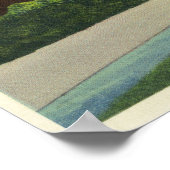 Poster Steeple Chase Water Jump sur la piste de course (Coin)