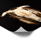 Poster Steer Skull (Coin)