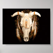 Poster Steer Skull (Devant)