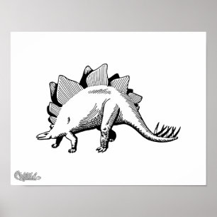 Poster Stegosaurus