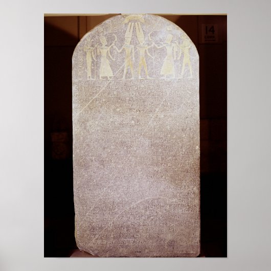 Poster Stela de la victoire de Merenptah connu sous le no (Devant)