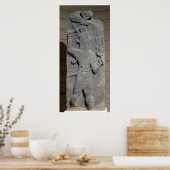 Poster Stela de Teshub, dieu violent syrien (Cuisine)