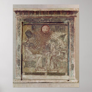 Poster Stela dépeint Aten donnant vie et