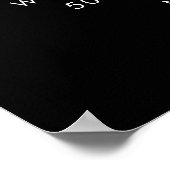 Poster STELLA 50e fête d'anniversaire Bienvenue (Coin)