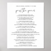 Poster STELLA Adresse du panneau Baby shower Enveloppe (Devant)