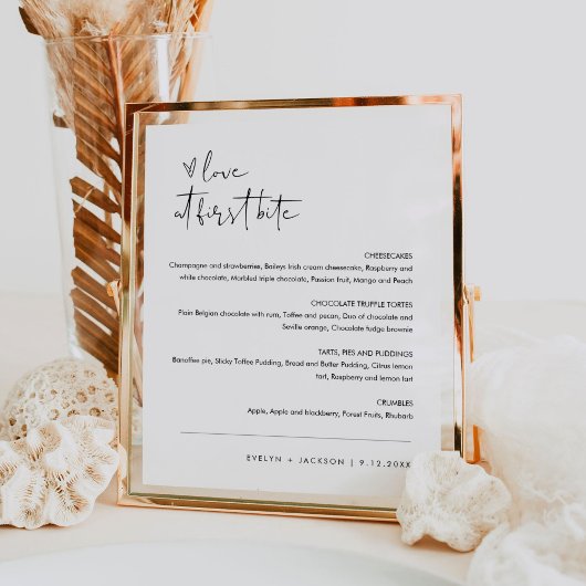 Poster STELLA Aimer Au Premier Bite Dessert Signal