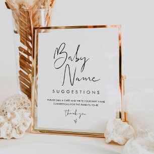 Poster STELLA Baby Name Ideas Game Sign