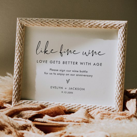 Poster STELLA Bouteille à vin Guichet Mariage du livre