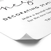 Poster STELLA Décorez une tenue de bébé (Coin)