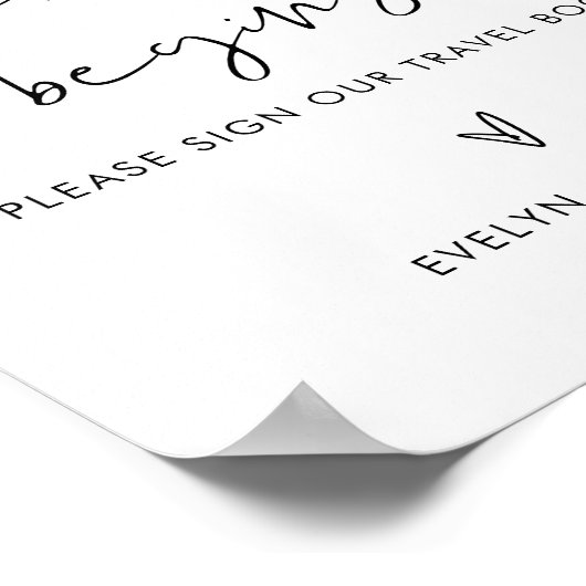 Poster STELLA Mariage Travel Book Guides Book Sign (Coin)