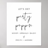 Poster STELLA Popcorn Bar Signal Mariage, Parti Poppin (Devant)