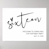 Poster STELLA Sweet 16 Anniversaire de l'Affiche de bienv (Devant)