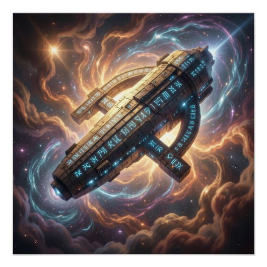 Poster Stellar Path – Journey Through the Universe´5 (Devant)