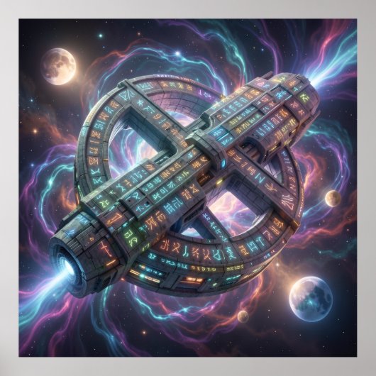 Poster Stellar Path – Journey Through the Universe´8 (Devant)