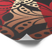 Poster StellaRoot Cirque Vintage Elephant Libre Mandarin (Coin)