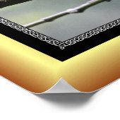 Poster "Steller’s Jay" ~ Golden Frame Series 001 ~ (Coin)