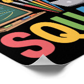 Poster Stem Squad, Science Teacher Math Teaching Team  (Coin)