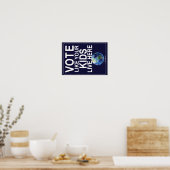 Poster - Stem zoals uw Kinderen hier wonen (Keuken)