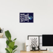 Poster - Stem zoals uw Kinderen hier wonen (Thuiskantoor)