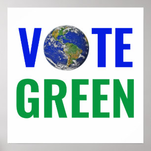 Poster Stemming in het President GREEN Biden Kamal