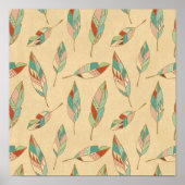 Poster Step de Southwest | Coral Feather (Devant)