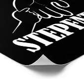 Poster Stepfather Stepdad Fête des pères Étape Papa dit (Coin)