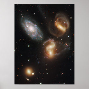 Poster Stephan's Quintet 18x24 (20x23)