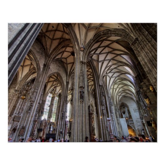 Poster Stephansdom, Wien Österreich (Devant)