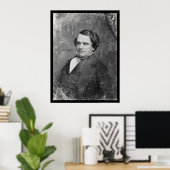 Poster Stephen Arnold Douglas Daguerreotype 1844 (Bureau à domicile)