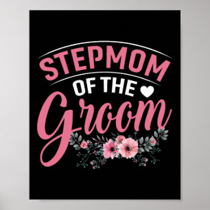 Poster Stepmere De La Pièce Cadeaux Maman Mariée Mariage