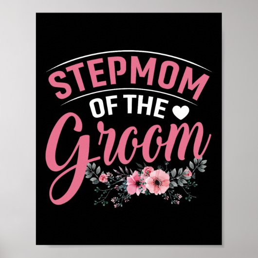 Poster Stepmere De La Pièce Cadeaux Maman Mariée Mariage (Devant)