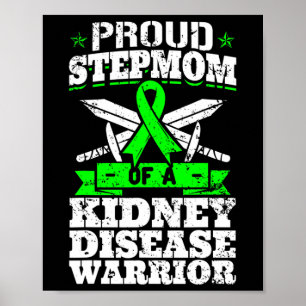 Poster Stepmère D'Une Maladie Du Rein Guerrier Renal Laur