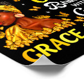 Poster Stepng Into My 65th Birthday Christian Afro Women (Coin)