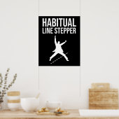 Poster Stepper de ligne Habituelle (Cuisine)