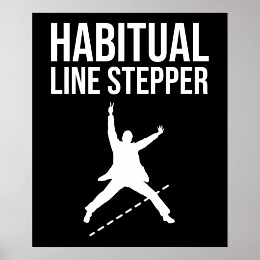 Poster Stepper de ligne Habituelle (Devant)