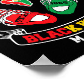 Poster Steppin Into Black History Month Afro Black Sneake (Coin)