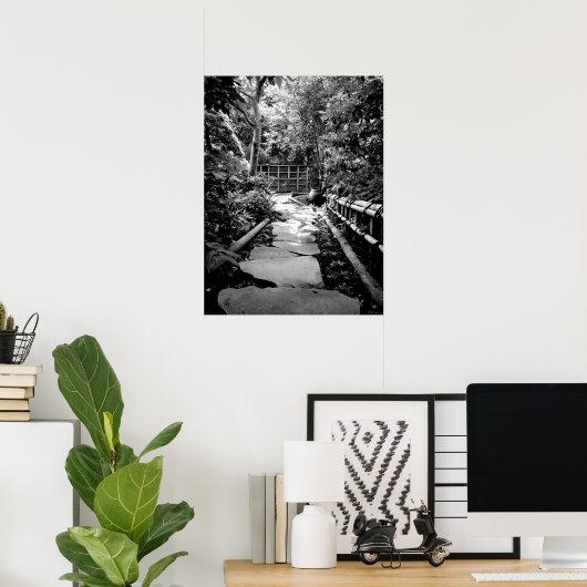 Poster Stepping Stone Garden Path (Bureau à domicile)