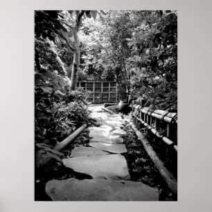 Poster Stepping Stone Garden Path