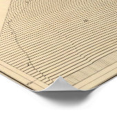 Poster Stéréogramme des déplacements Utah (Coin)